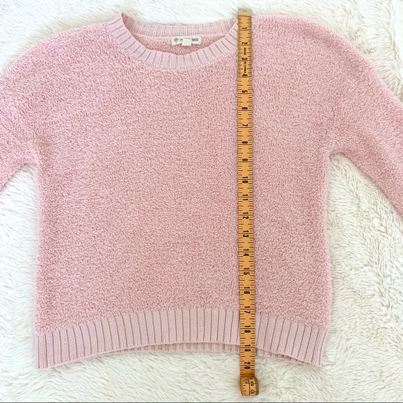 Girls Fuzzy Tucker+Tate Baby Pink Crew Neck - Picture 6 of 11
